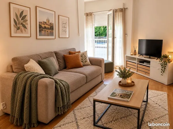 T2 Meublé avec terrasse de 40 m²