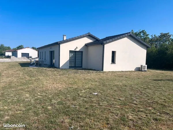 Maison plain pied climatisée