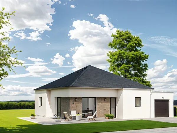 Terrain + maison 75 m²