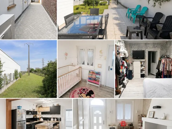 Maison de plain pied 2 chambres jardin clos