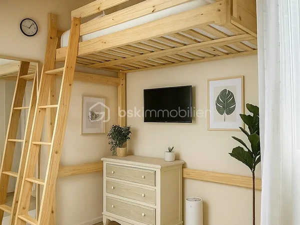 Appartement 1 pièce 6 m²