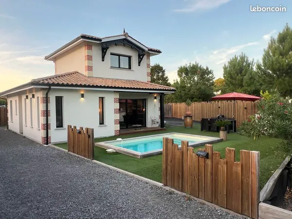 Maison contemporaine avec piscine — Gujan-Mestras / Bassin d'Arcachon
