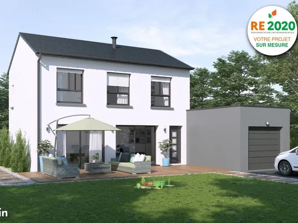Maison 132 m² avec terrain à PLESCOP (56)
