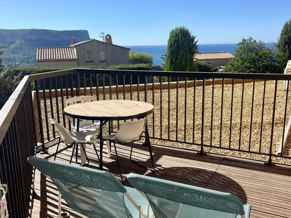 Loue studio meublé - terrasse vue mer