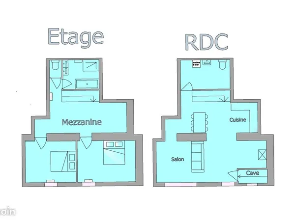 Appartement Duplex F3 94m²