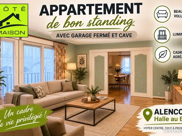Appartement 3 pièces 59 m²