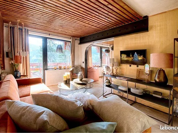Megève - mont d'arbois - appartement coup de coeur entièrement rénové - vue montagnes