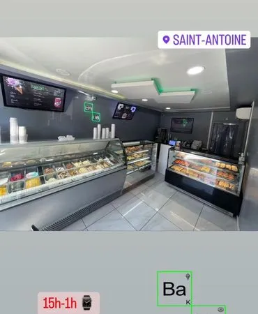 Vend fond de commerce pâtisserie glaçe est boisson