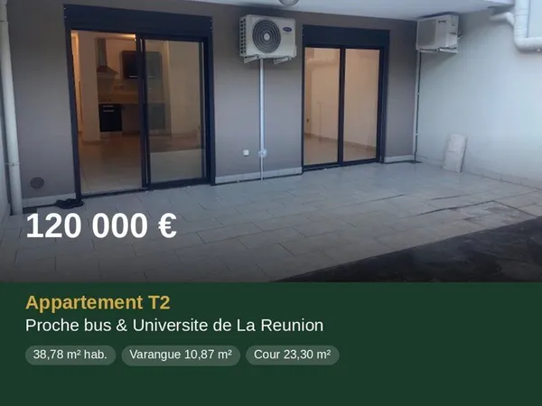 Ventes appartement type T2