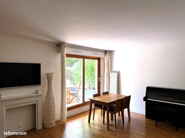 T3 meublé 76 m² - Terrasse sud - Parking recharge VE - Asnières Mairie
