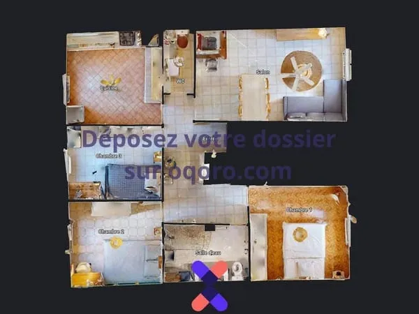 Appartement 4 pièces 83 m²