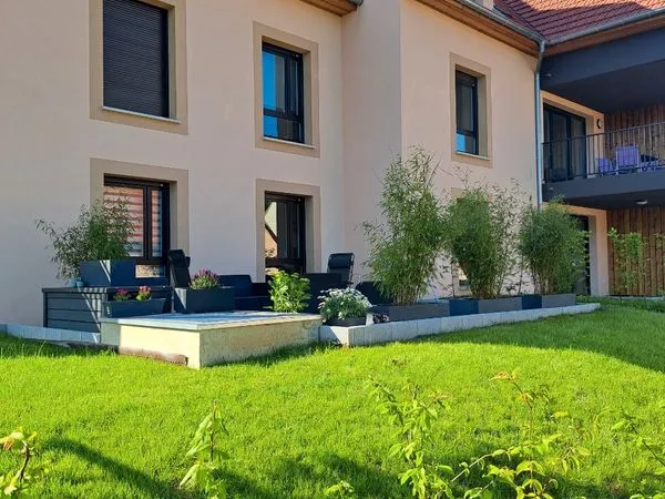 Appartement 80m2 rez de jardin garage Barr