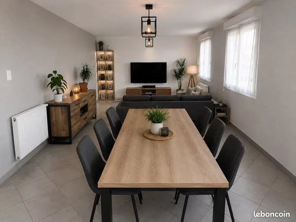 À louer - Magnifique appartement T4 meublé de 85 m² avec terrasse de 55 m² - Guipavas (Coataudon)