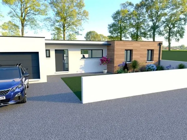 MAISON 4 CHAMBRES TOIT PLAT