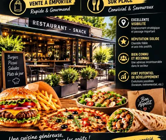 Restauration, restauration rapide 77 m² Antibes