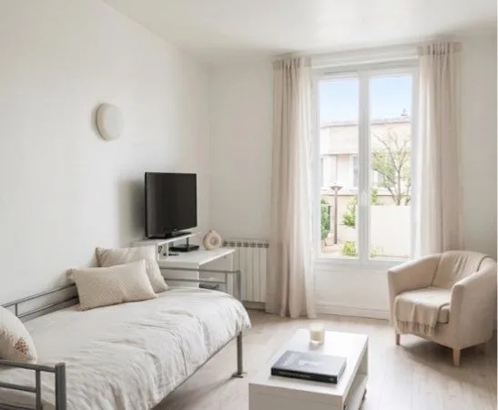 T2 lumineux avec JARDIN PRIVÉ 90m² + Bureau - 5 min RER D