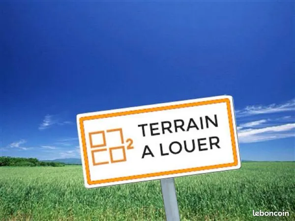 Location terrain de stockage - 2 000 m² - Zone artisanale