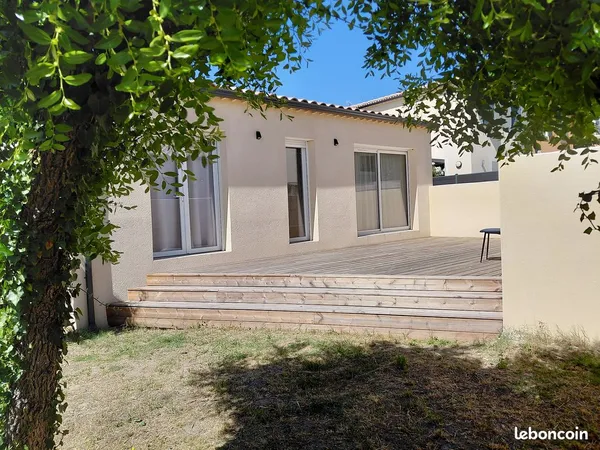 Maison neuve 60 m2 avec garage et extérieurs