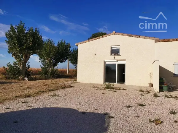 BEAUMONT-LES-VALENCE, en campagne, maison de 86 m² habitables, 2 chambres