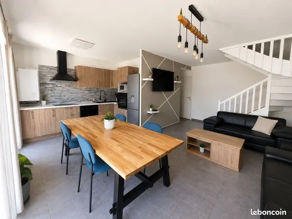Appartement/maison 3 pièces avec jardin