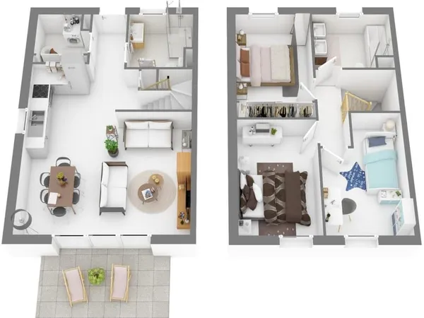 Maison Location Lons 4p 84m² 978€