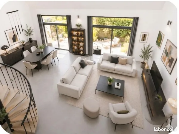 Loft en duplex avec terrasse