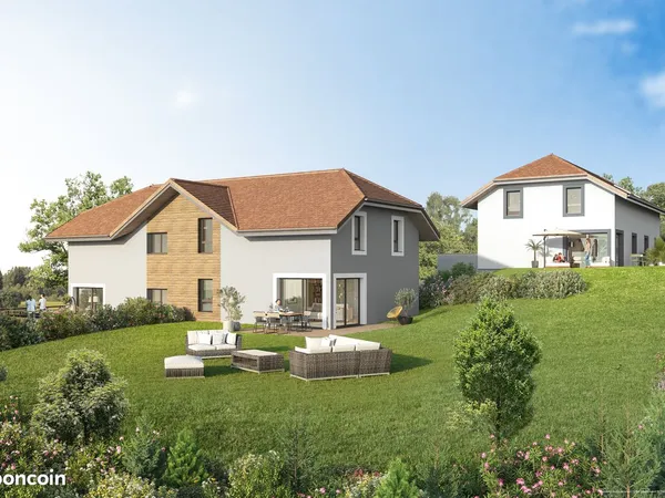 Vieugy (Annecy/Seynod) - Maison neuve 3/4 ch, jardin