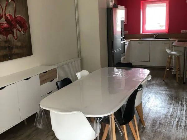 Maison meublée 80 m² - 2 chambres - Grand garage - Noailly (42640)
