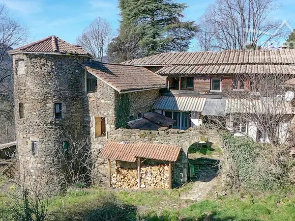 Château Cévenol dans la Vallée de la Drobie sur 8 hec