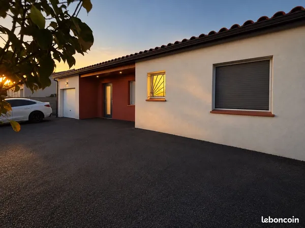 Maison T4 plain-pied avec piscine - 106 m² - Terrain 510 m² - DPE A