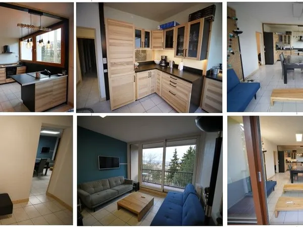 F4 83m² + 9m² balcon fermé
