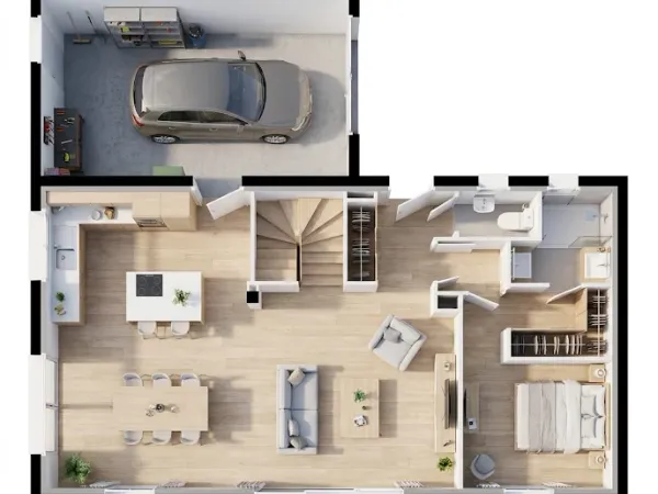 Maison neuve 4 pièces 104 m²