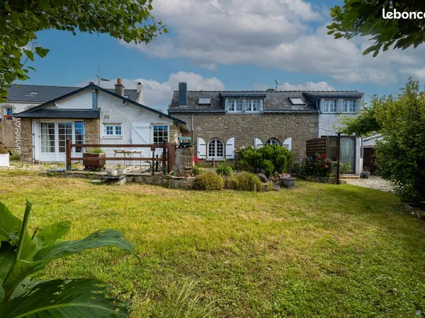 Maison en pierre vue mer à 30 m de la ria d'Étel - Le Magouër