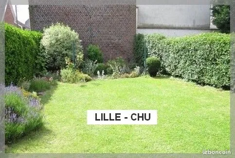 MAISON LILLE CHU semi individuelle ,garage attenant, agreable jardin, extension et surrélévation pos