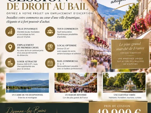 Cession de droit au bail - divonne-les-bains