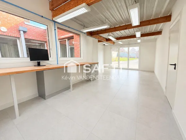 LOCAL COMMERCIAL / PROFESSIONNEL À VENDRE - 214 m² - CENTRE-VILLE DE SECLIN
