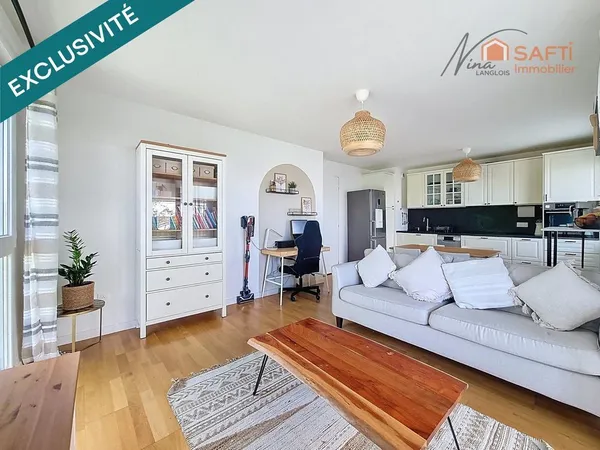 Appartement 3 pièces 61m² avec balcon