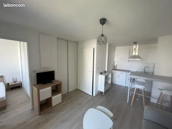 T2 meublé - 35 m2 dans belle résidence calme