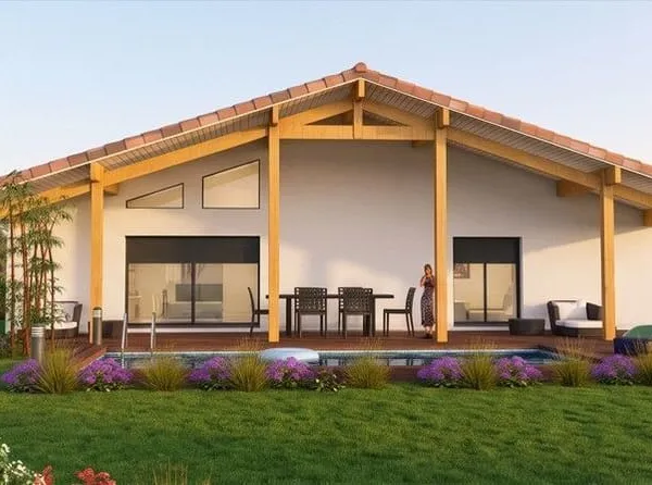 Projet de construction d'une maison 102 m² avec terrain à RION-DES-LANDES (40)