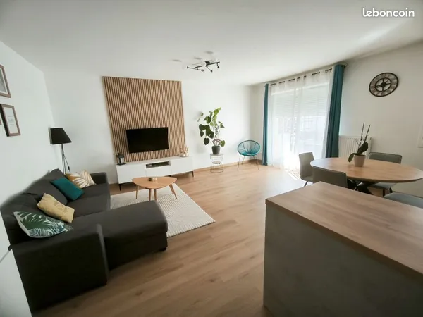 Beau T2 de 47m2 meublé avec box