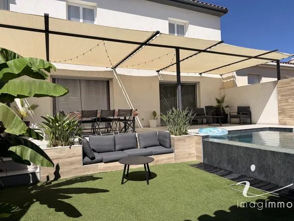 À COURNONTERRAL VILLA T4 RÉCENTE DPE A PISCINE ET GARA