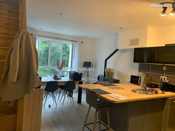 Appartement duplex non meublé T3 avec jardin