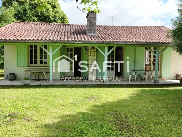 Agréable pavillon plain-pied, sur un joli terrain
