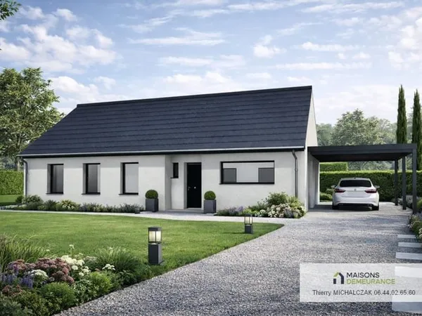 Maison 92m² + 3 Chambres + Terrain