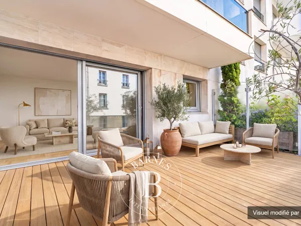 Exclusivité - Neuilly - Sablons - Appartement 4 chambres - Terrasse de plain-pied et balcon
