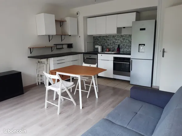 T2 meublé avec jardin Louvres