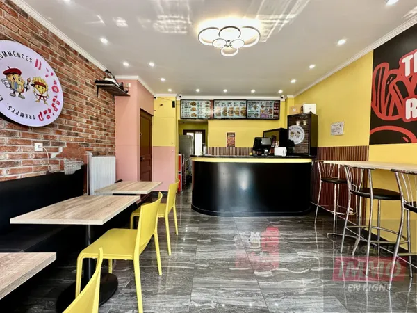 Fast food 1 pièce 48 m²