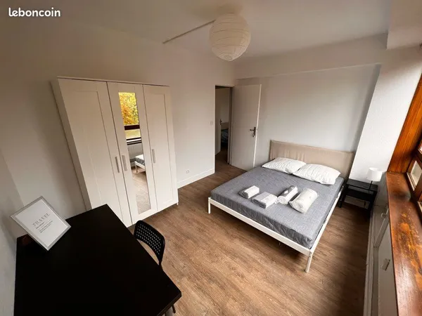 Chambre meublée dans colocation cosy à 2 min de la gare - Thionville centre
