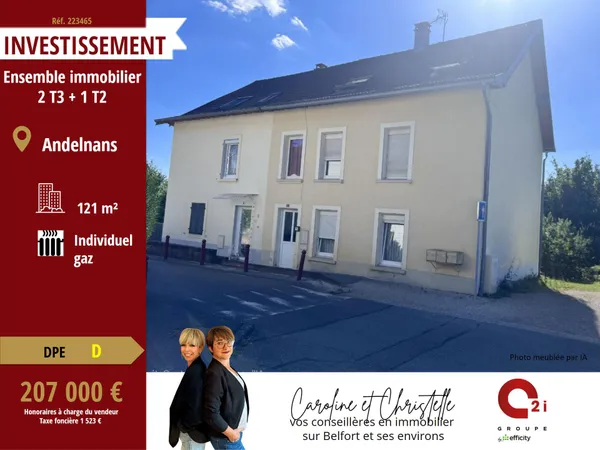 Appartement 8 pièces 121 m²