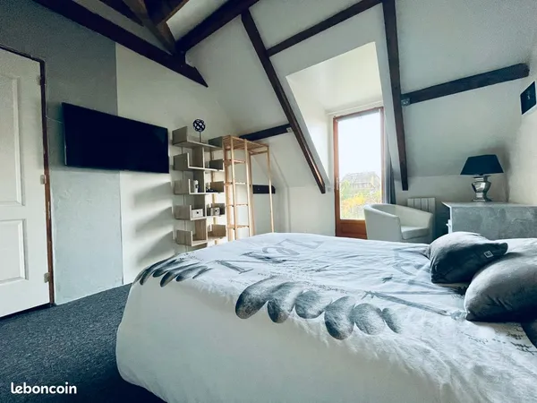 Chambre meublée en colocation - Rosny-sur-Seine - 450 CC